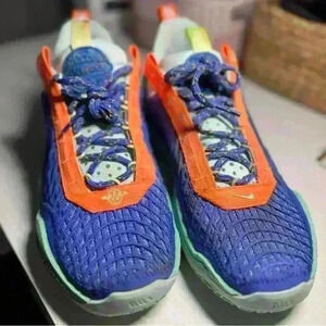 Nike Cosmic Unity Amalgam Mens Sz 8 Basketball Shoes Green Glow